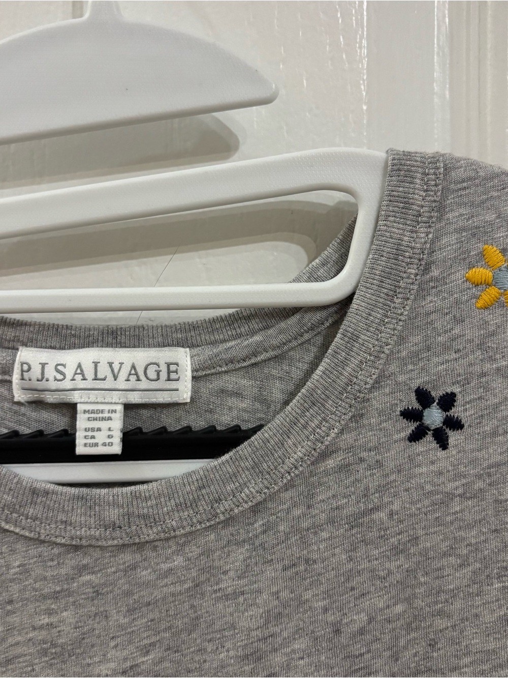 P.J. Salvage Don’t Panic I’m Organic Gray Tank Top - Picture 3 of 8